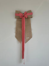 Load image into Gallery viewer, Candy cane bow
