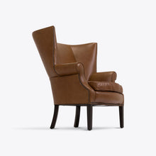 Load image into Gallery viewer, The Duke Cigar Leather Wingback
