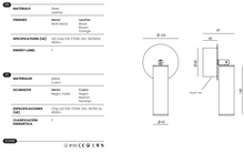Load image into Gallery viewer, Tura wall light
