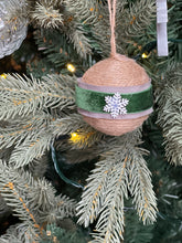 Load image into Gallery viewer, Jute Snowflake Bauble
