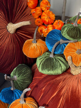 Load image into Gallery viewer, Handmade Velvet Pumpkins
