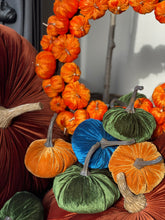 Load image into Gallery viewer, Handmade Velvet Pumpkins

